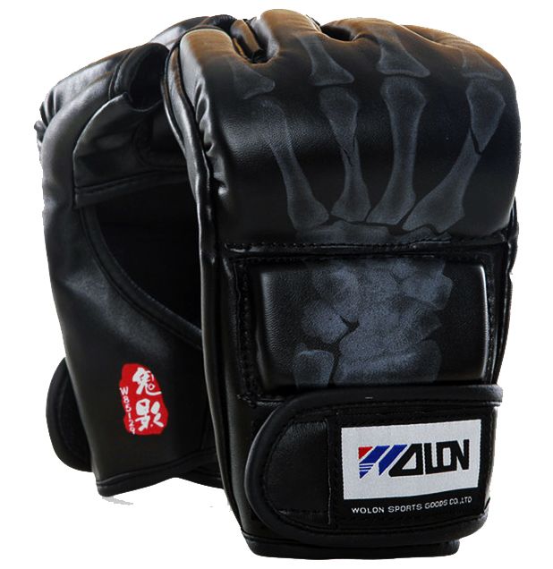 GĂNG TAY XƯƠNG MMA WOLON BONE - BLACK