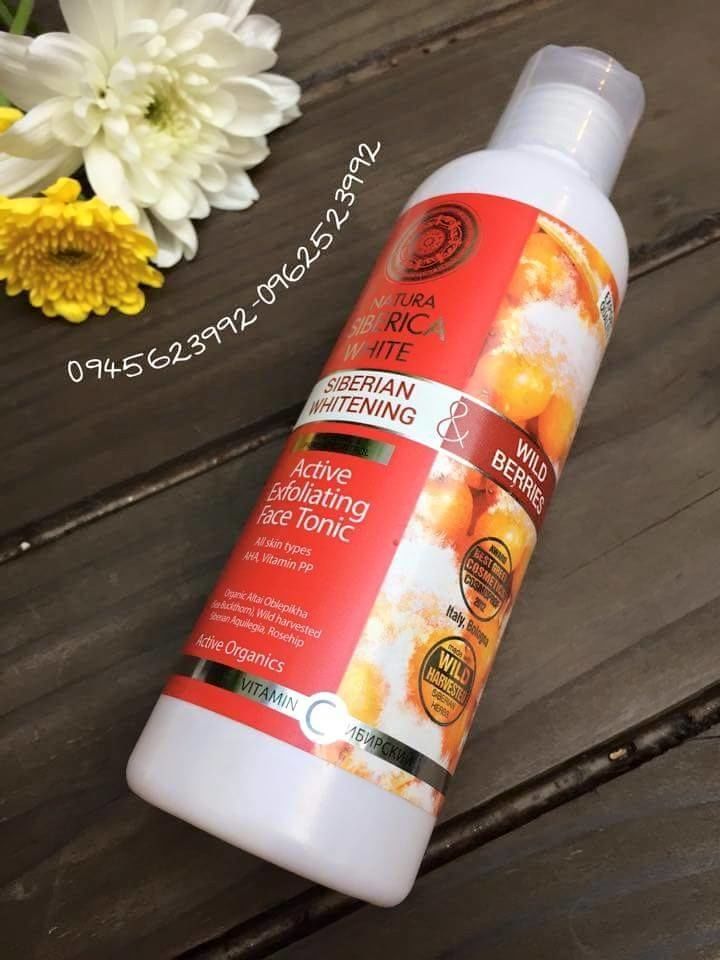 NƯỚC HOA HỒNG DƯỠNG TRẮNG NATURA SIBERICA