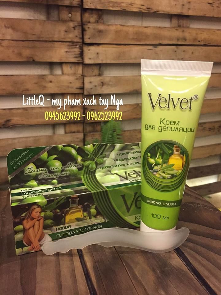 KEM TẨY LÔNG VELVET OLIVE