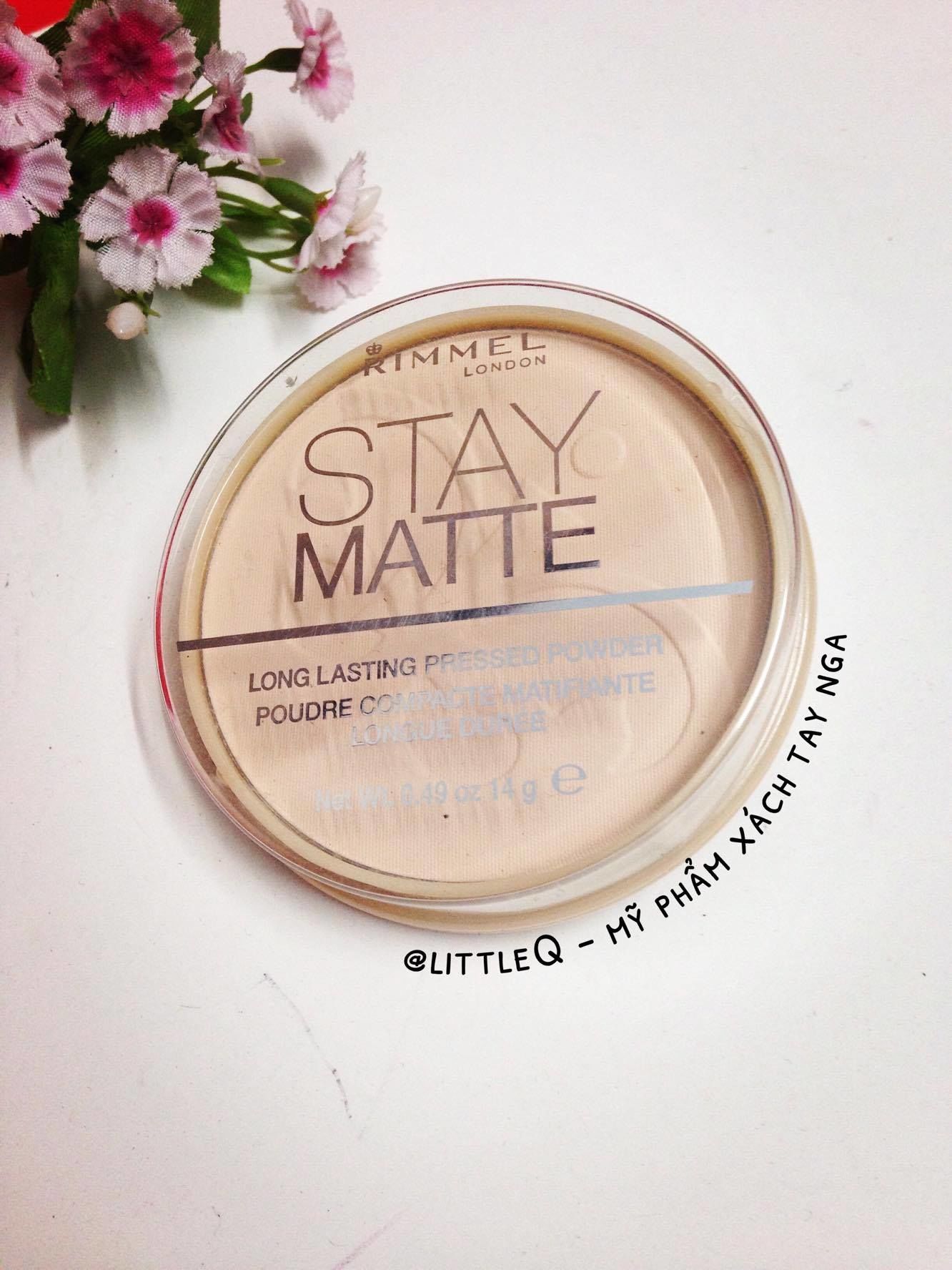 PHẤN PHỦ RIMMEL LONDON STAY MATTE