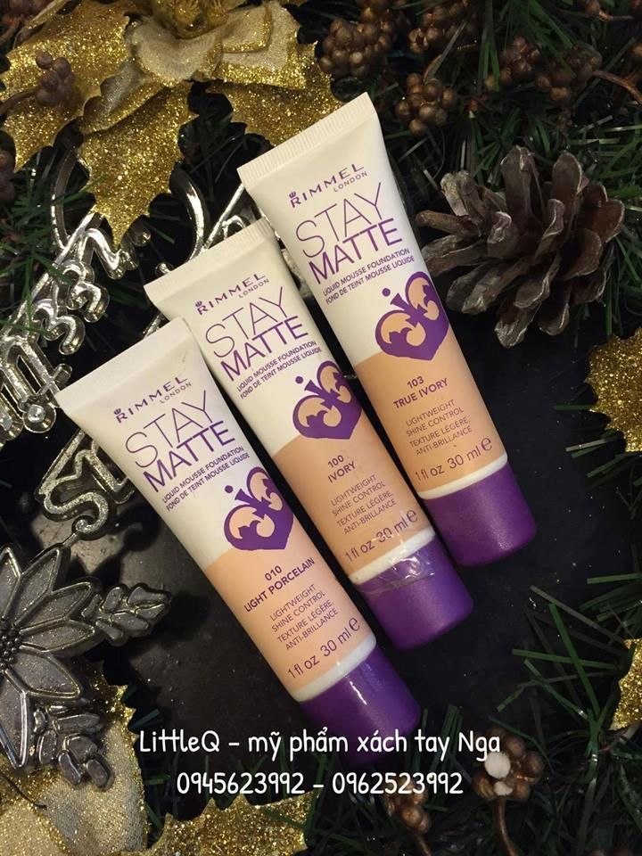 KEM NỀN STAY MATTE RIMMEL LONDON