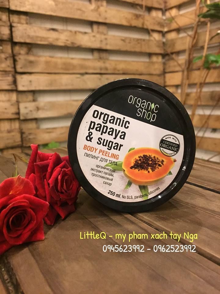 KEM TẨY DA CHẾT BODY ORGANIC SHOP PEELING