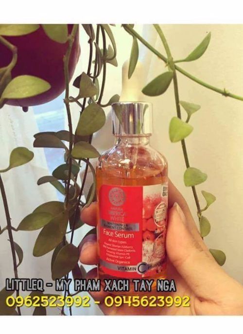 SERUM DƯỠNG TRẮNG WHITENING NATURA SIBERICA