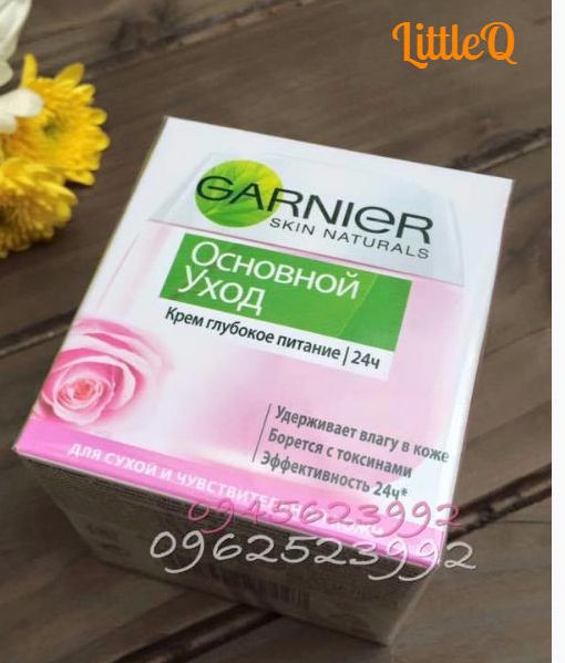 KEM DƯỠNG DA KHÔ VÀ NHẠY CẢM GANRIER SKIN NATURAL