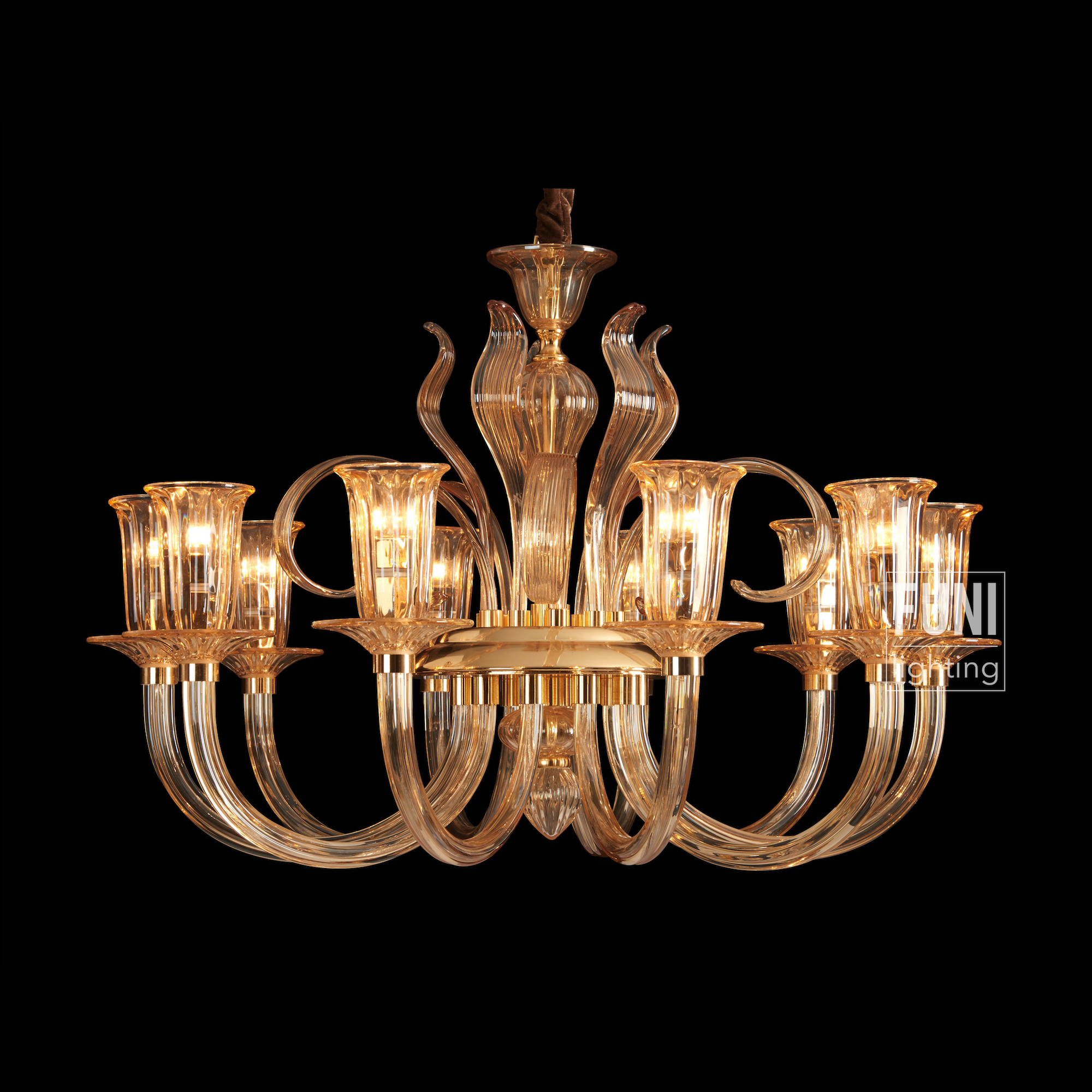 Đèn chùm Vallarta | Pha lê | 10 bóng