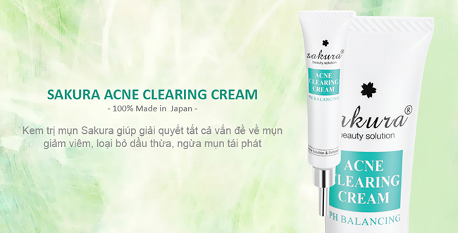 kem tri mun sakura acne