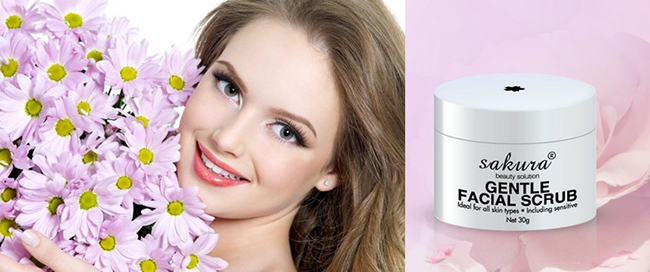 tay te bao chet bang kem sakura facial gentle cleanser