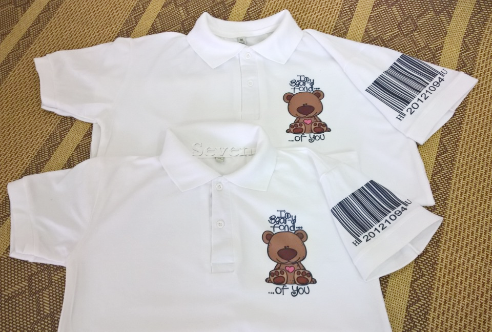 áo thun gia đình mã vạch 2016