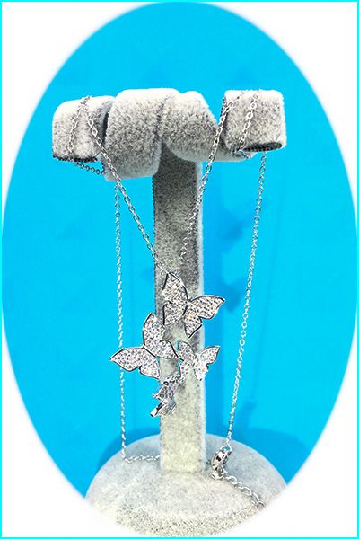 DÂY CHUYỀN NGẮN - 4 CON BƯỚM XINH (AD)