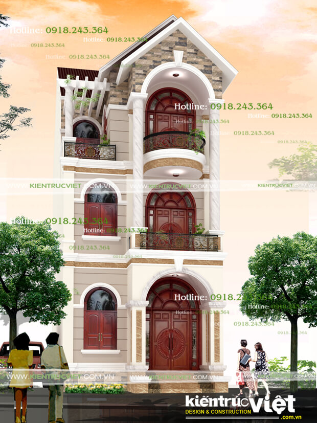 Tư vấn thiết kế nhà 6mx20m