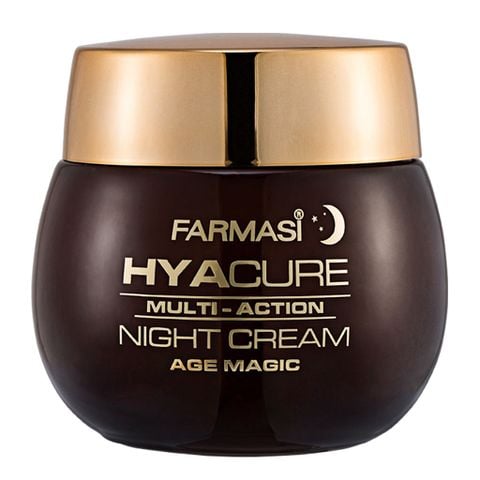 kem chong lao hoa trang da ban dem farmasi do tuoi 45 farmasi hyacure age magic night cream