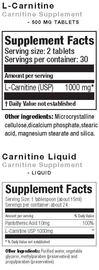 L Carnitine supplement