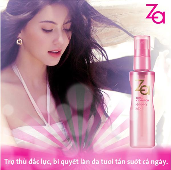 nuoc xit duong da za total hydration energy mist