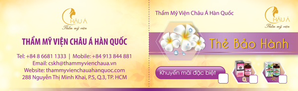 Bảo hành nâng mũi tại Thầm mỹ viện Châu Á