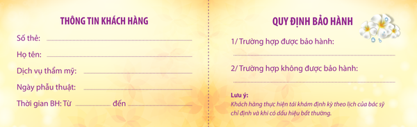 Bảo hành nâng mũi tại Thầm mỹ viện Châu Á