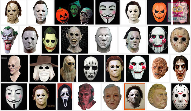 Shop bán mặt nạ ma quỷ kinh dị cho dịp Halloween ở Tphcm