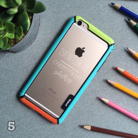 Ốp viền iPhone 6/6s silicon dẻo chống sốc Walnutt thời trang