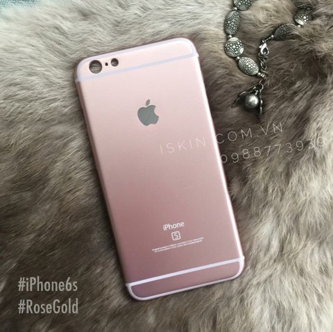Ốp Lưng Iphone 6 plus Vàng Hồng Rose Gold Giả Iphone 6s Plus Hàng Đẹp