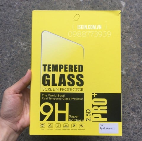 Miếng dán kính cường lực Ipad Air chống bể màn hình Glass Pro+, Giá rẻ, Dán Đẹp TpHcm