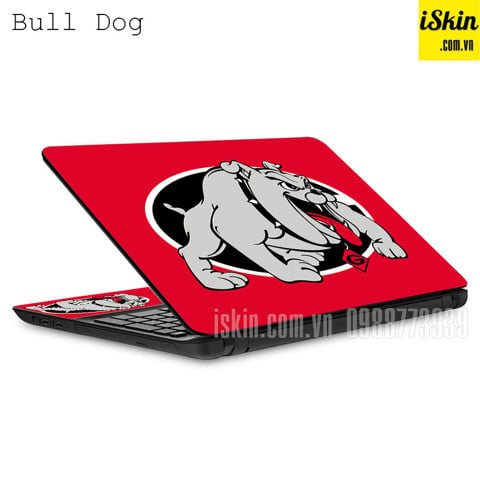 Miếng Dán Skin Trang Trí Laptop Hình Chó Bull Đẹp Cool
