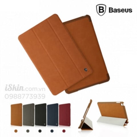 Bao da Ipad Mini 4 Chính hãng Baseus Terse Leather - Cuộn Smart Cover, 2 mặt da Đẹp Giá Rẻ TpHcm