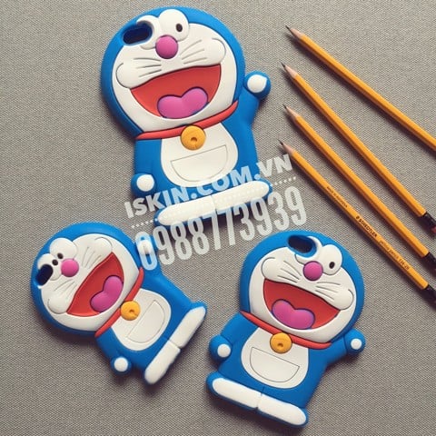 Ốp lưng Iphone 6/6s Plus Đô Rê Mon Doraemon Silicon dẻo nổi dễ thương, Đẹp, Giá rẻ, TpHcm
