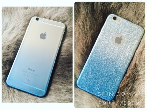 Ốp lưng Iphone 6/6s Plus Đẹp Ombre sao băng Clossy - 2 IN 1 - Silicon dẻo, Giá Rẻ, TpHcm
