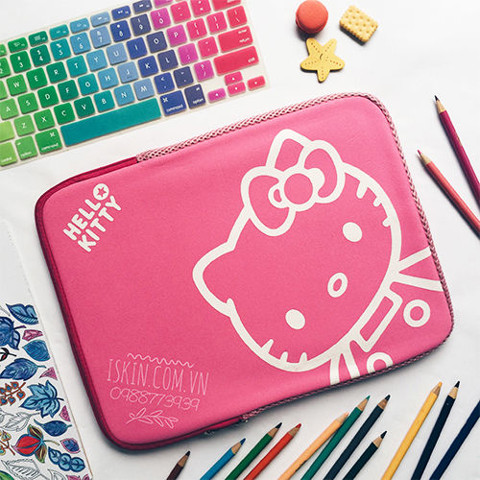 Túi chống sốc laptop 15" 15.4" 15.6" Hello Kitty Dễ thương Đẹp rẻ Tp.Hcm