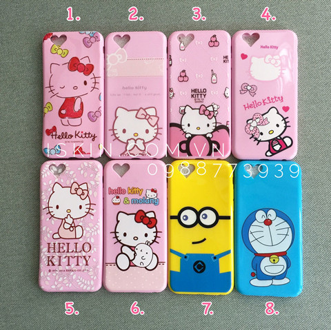Ốp lưng Vỏ Iphone 5s 6s Plus dẻo Hello Kitty, Doremon, Minions dễ thương Phụ kiện giá Rẻ TpHcm
