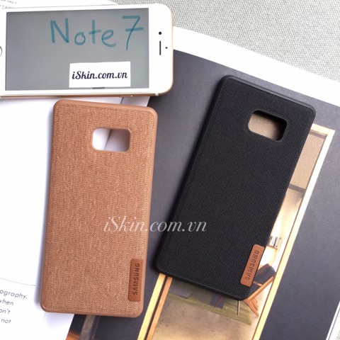 Ốp Lưng Vải Canvas Samsung Galaxy Note 7 Đơn Giản Trẻ Trung