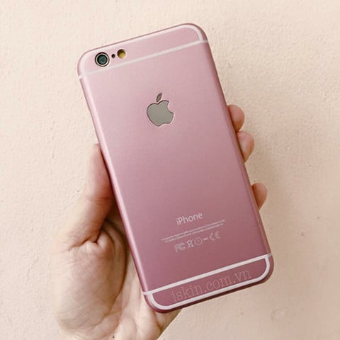 Ốp lưng Iphone 6/6s màu hồng Baby Pink Đẹp, Dễ Thương.