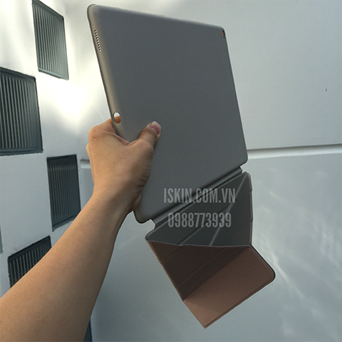 Bao da Ipad Pro Zin Apple xếp tam giác, origami đẹp giá rẻ TpHcm