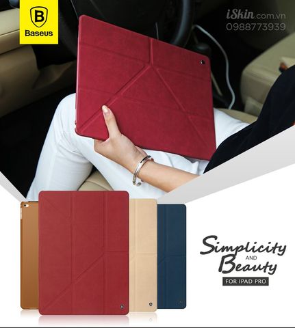 Bao Da Ipad Pro 12.9" Baseus Terse Leather Giá Rẻ, Hàng Đẹp, TpHcm