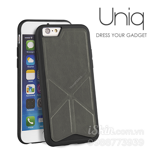 Ốp lưng da thật Iphone 6/6s Uniq Heritage Transforma Singapore - viền dẻo, chống máy được, TpHcm, Giá rẻ Iskin Store