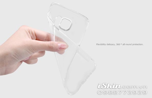Ốp Lưng Samsung Galaxy S7 Edge Nillkin Nature Silicon Dẻo Trong