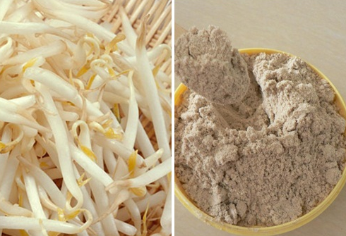 làm đẹp bằng giá đỗ