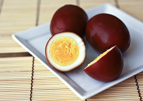 trứng sốt tamari