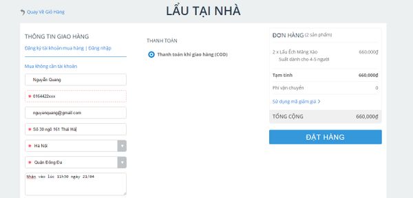 ĐẶT HÀNG ONLINE NHẬN NGAY KHUYẾN MẠI