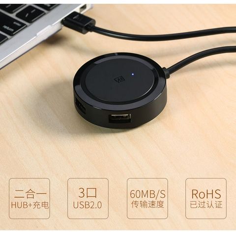 BỘ CHUYỂN ĐỔI ĐA NĂNG 3USB HUB REMAX CHÍNH HÃNG