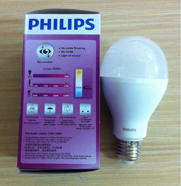 Bóng Led bulb 18W Philips