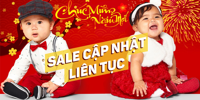 sale cập nhật liên tục, quần áo sơ sinh, quần áo trẻ em chính hãng