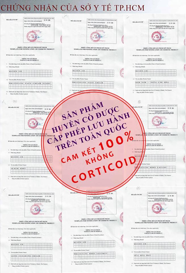 Mỹ phẩm huyền cò chính hãng