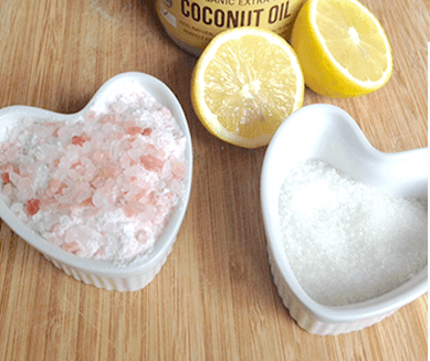 cách tẩy tế bào chết bằng muối himalaya