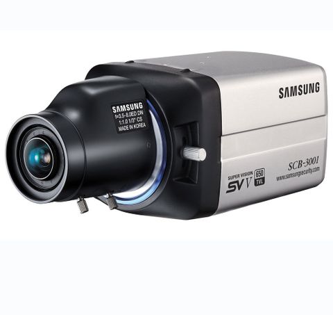 SCB-3001P | camera analog samsung dạng thân trụ (box), độ phân giải 650TVL giá rẻ