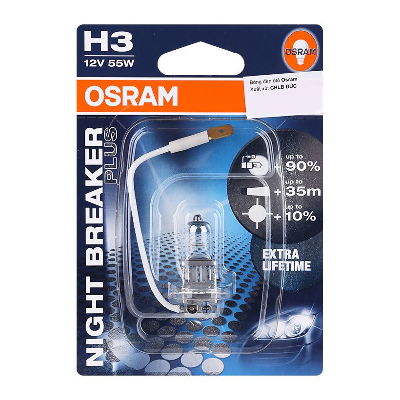 Bóng đèn pha ô tô Osram H3 Night Breaker Plus