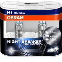Bóng đèn tăng sáng Osram H1 Night Breaker Unlimited