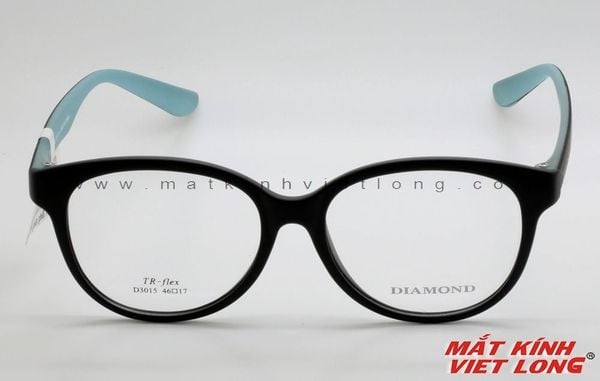  GỌNG KÍNH DIAMOND D3015-BLACK/BLUE 46-17 