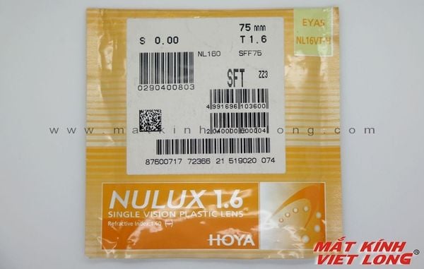  TRÒNG KÍNH NULUX 1.6 EYAS NL 16VT-H 
