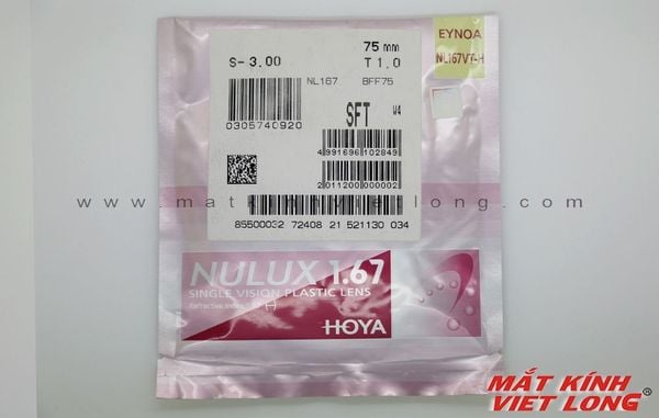  TRÒNG KÍNH NULUX 1.67 