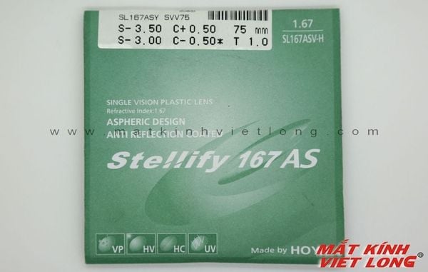  TRÒNG KÍNH STELLIFY 1.67 